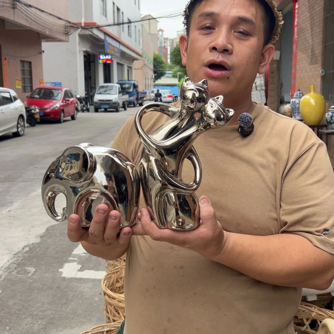 高温陶瓷工艺饰品（部分微瑕）