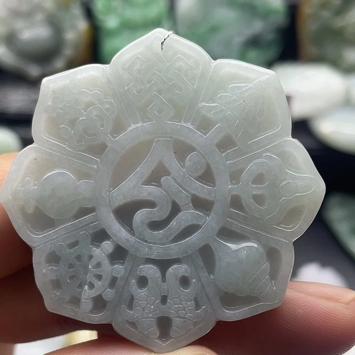 翡翠未镶嵌颈饰天然翡翠