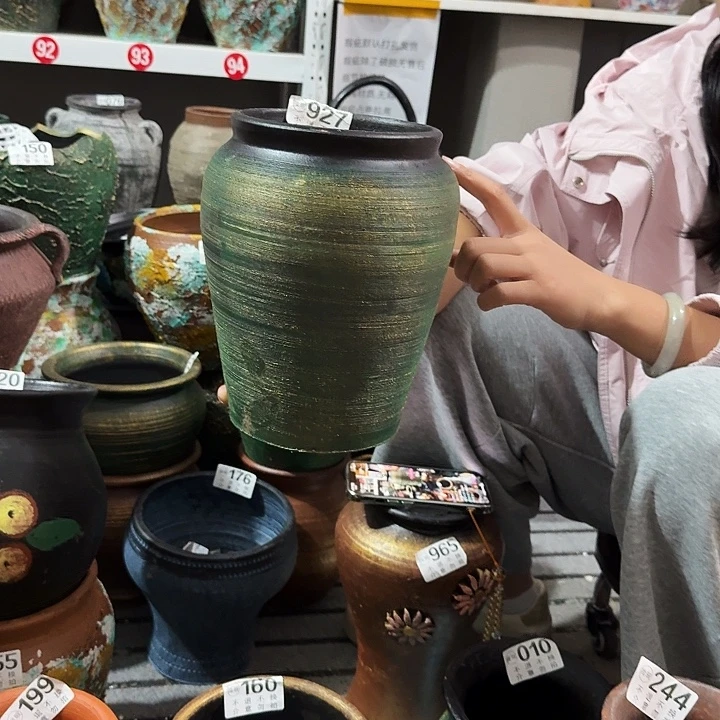 金绿坛子927高度23口径15