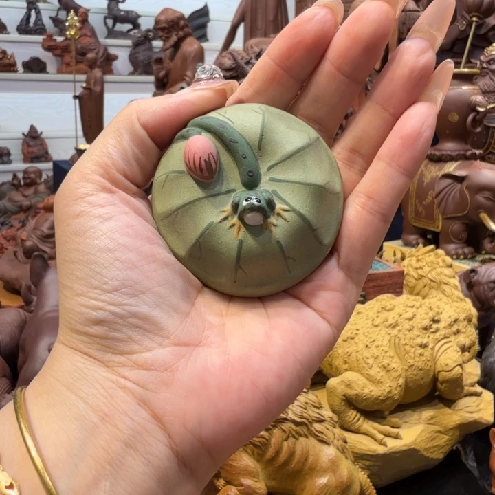 紫砂茶宠紫砂喷水茶宠