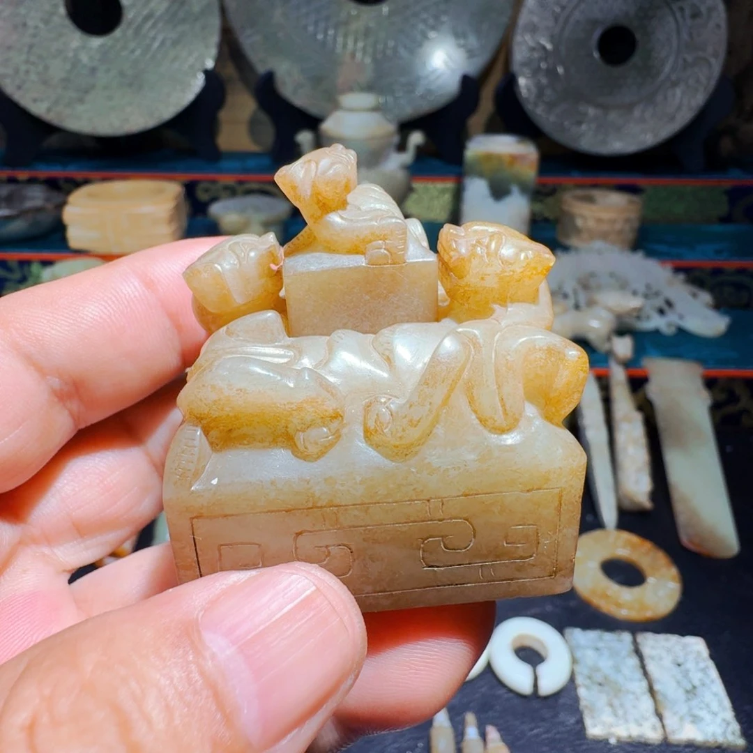 和田玉（糖玉）未镶嵌颈饰用****9