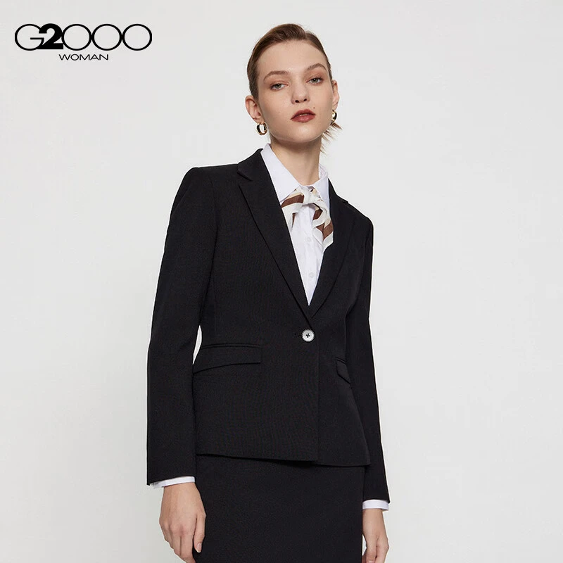 【商务通勤】G2000女装商场同款商务通勤修身剪裁西服外套