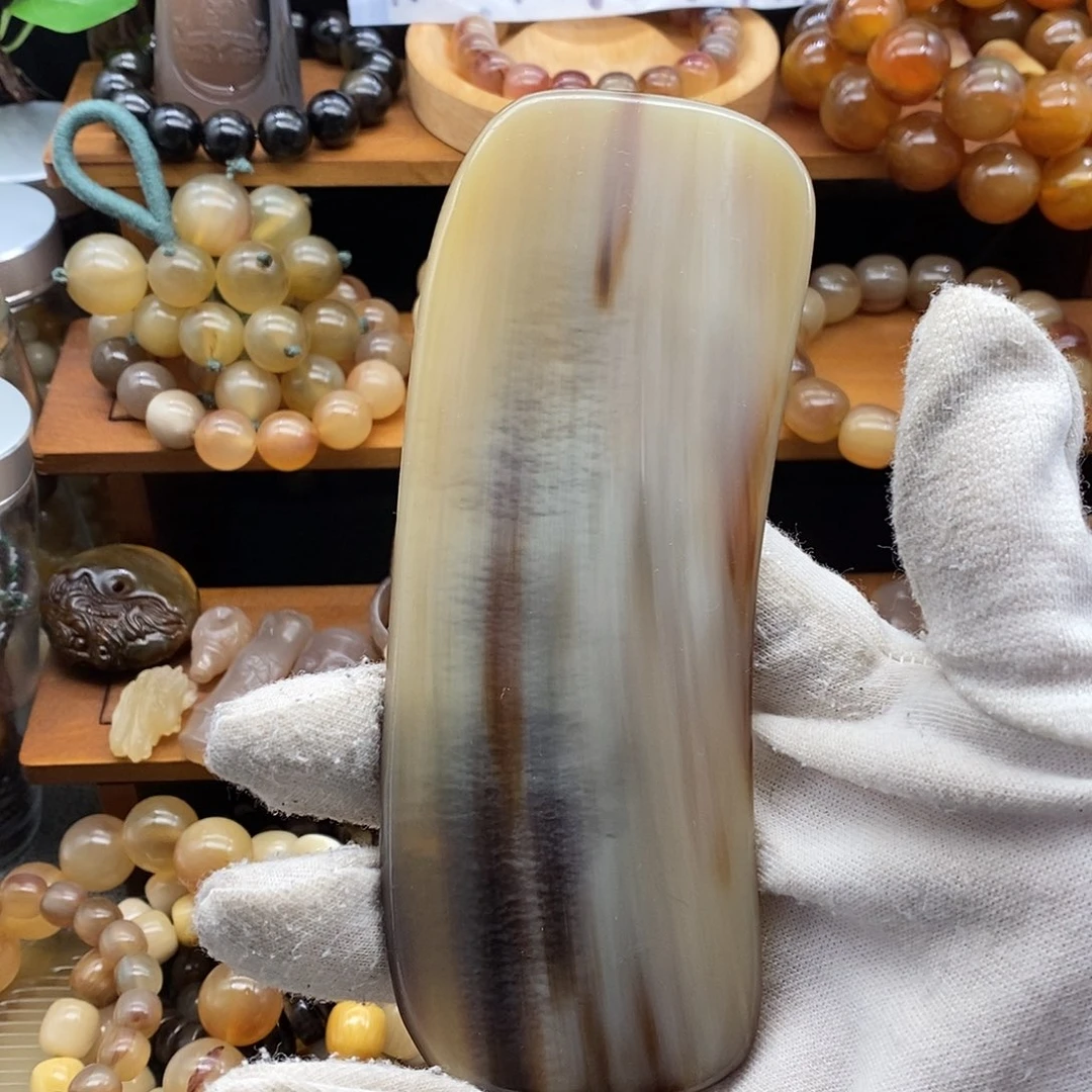 布艺非金属坦桑尼亚白水牛角刮痧板