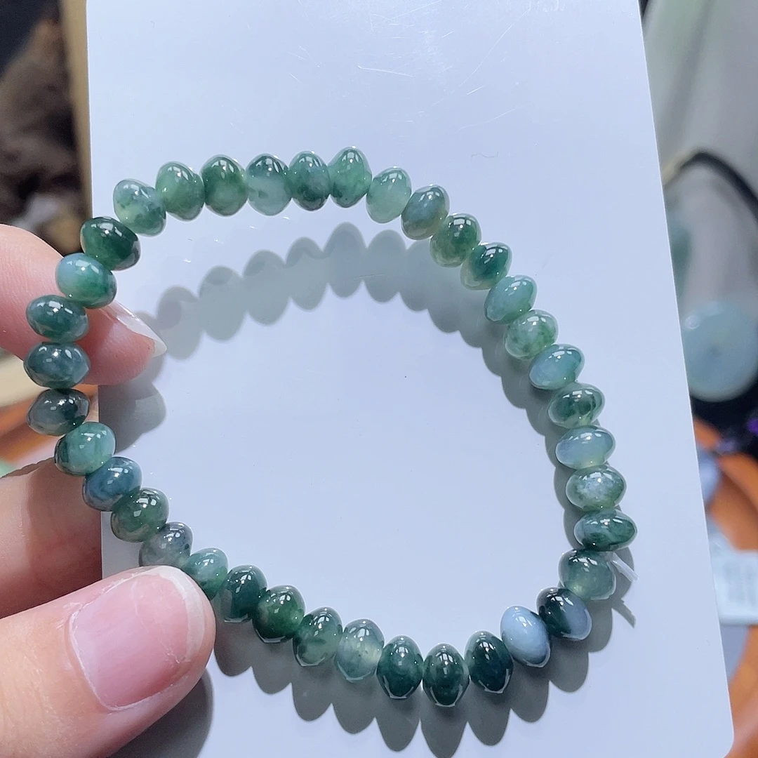 未镶嵌定制翡翠手串38