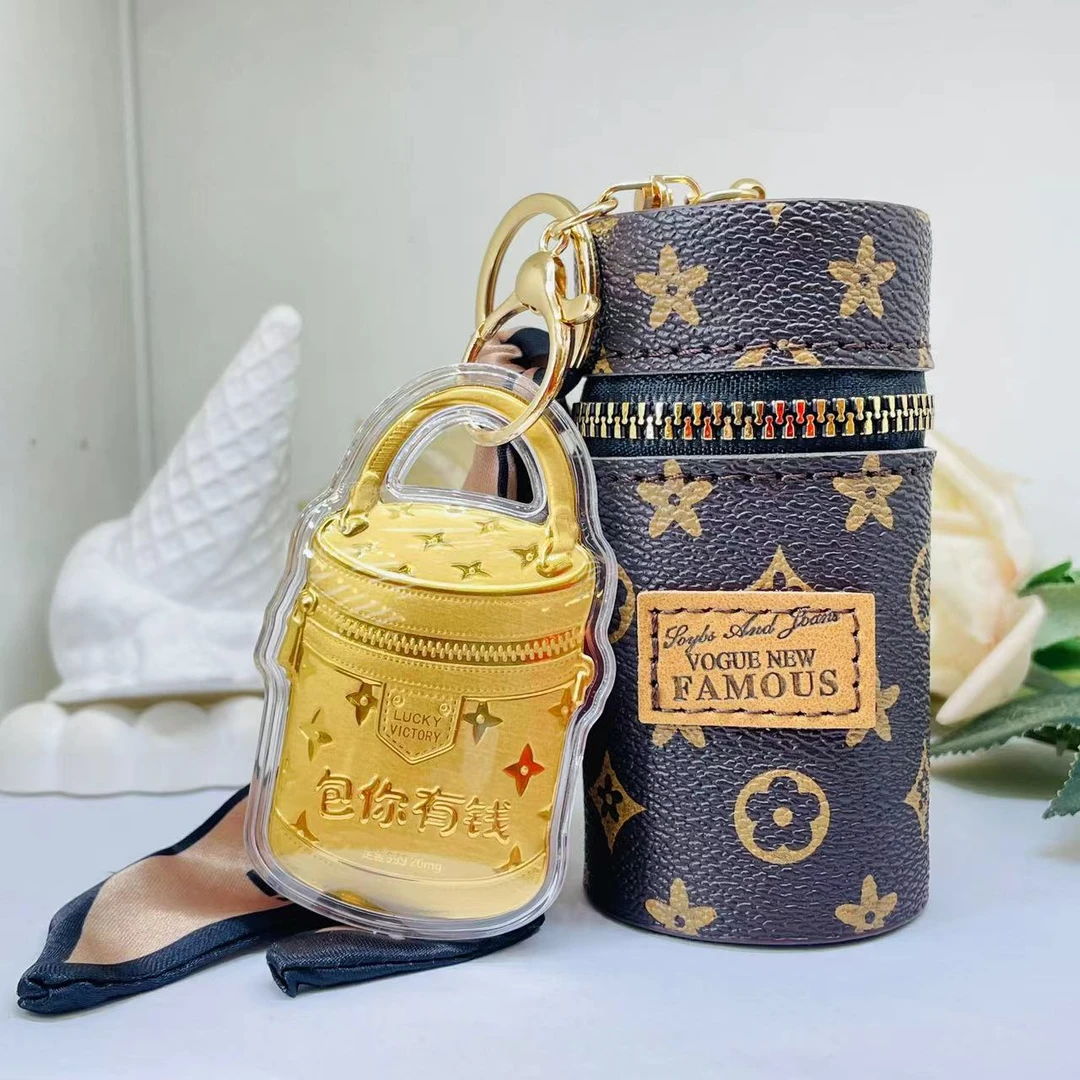 含金工艺品【富贵专属】经典老花手机挂 包挂 零钱包