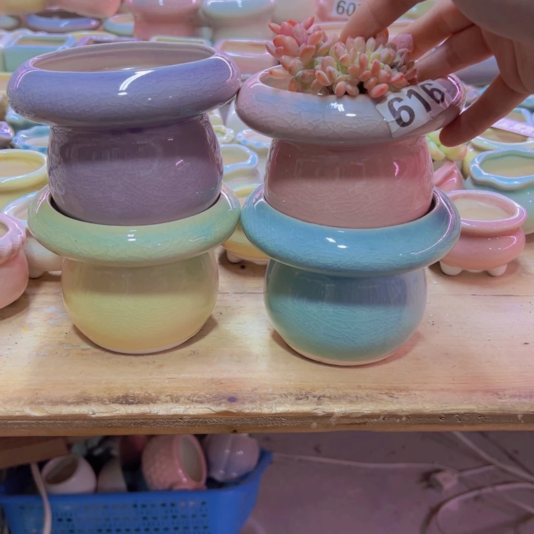 陶瓷花盆当场凑满12包邮