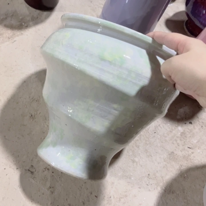 瓷片口18高23瑕景德镇陶瓷