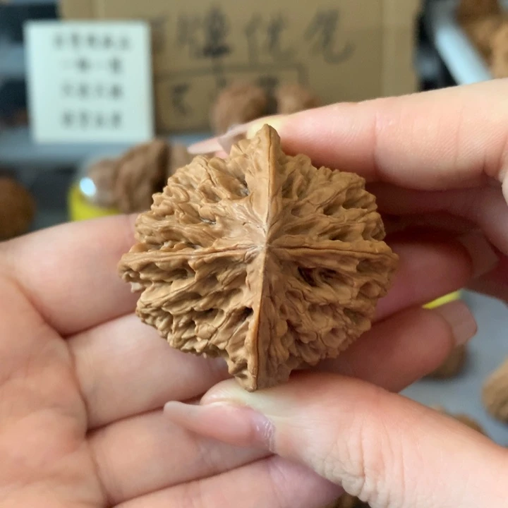 V***生文玩核桃吊坠异形单只，有瑕疵