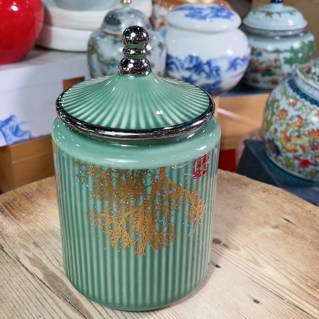 【闪购商品】罐陶瓷茶叶罐密封罐