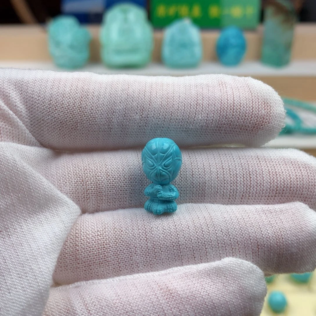 绿松石未镶嵌珠宝奇石9.5mm