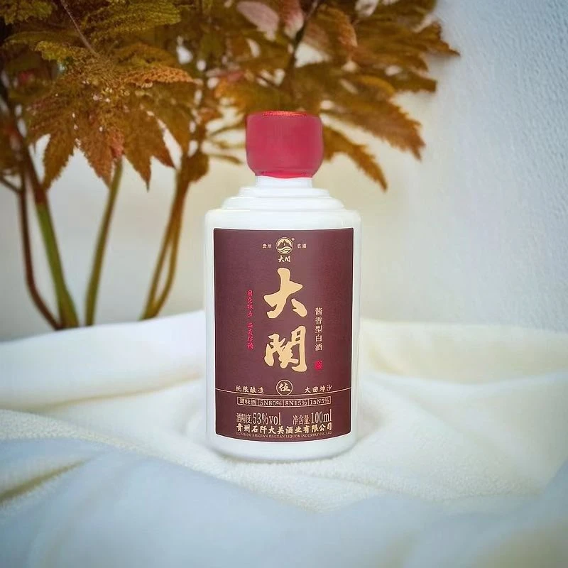 DAGUAN酒伍(龙飞)53度纯粮酿造酱香型白酒100ml53%Vol