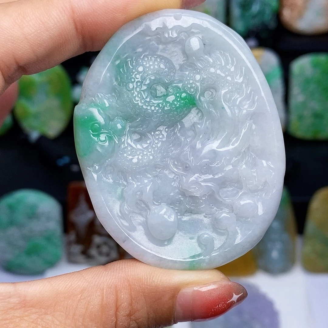 翡翠未镶嵌颈饰翡翠A货一物一证福利款