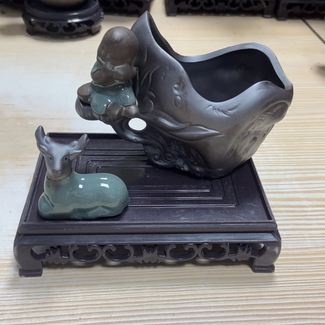 瓷片陶瓷花盆陶瓷艺术