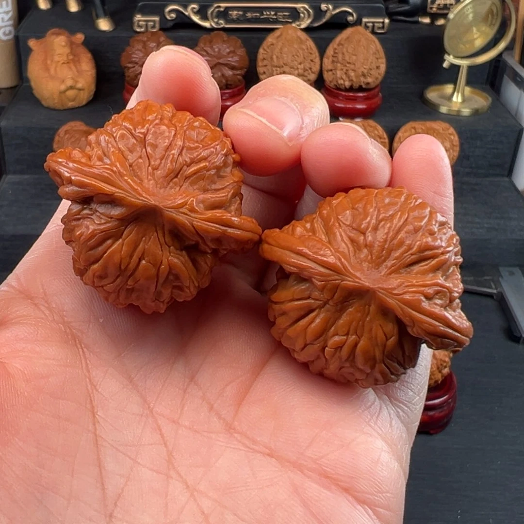 文玩核桃吊坠38全品磨盘