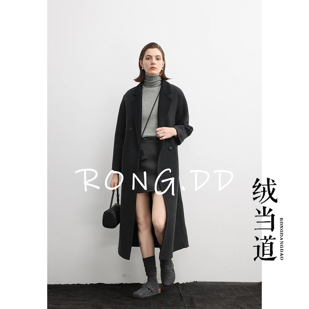 【冬姐精选】绒当道-空气层保暖双面穿双面呢大衣2296