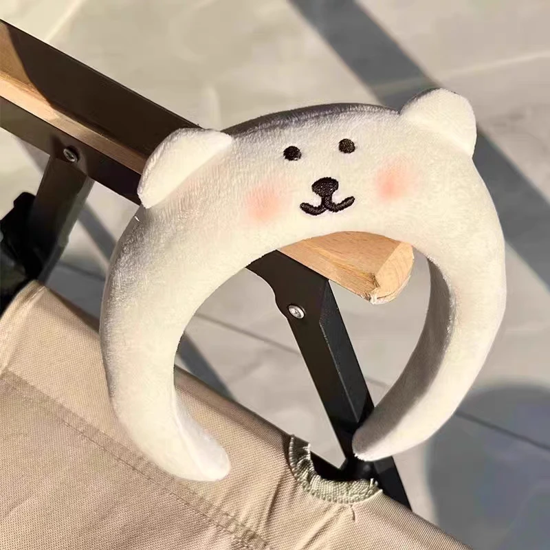 可爱自嘲熊发箍女洗脸专用敷面膜高颅顶头饰拍照道具毛绒情侣头HR