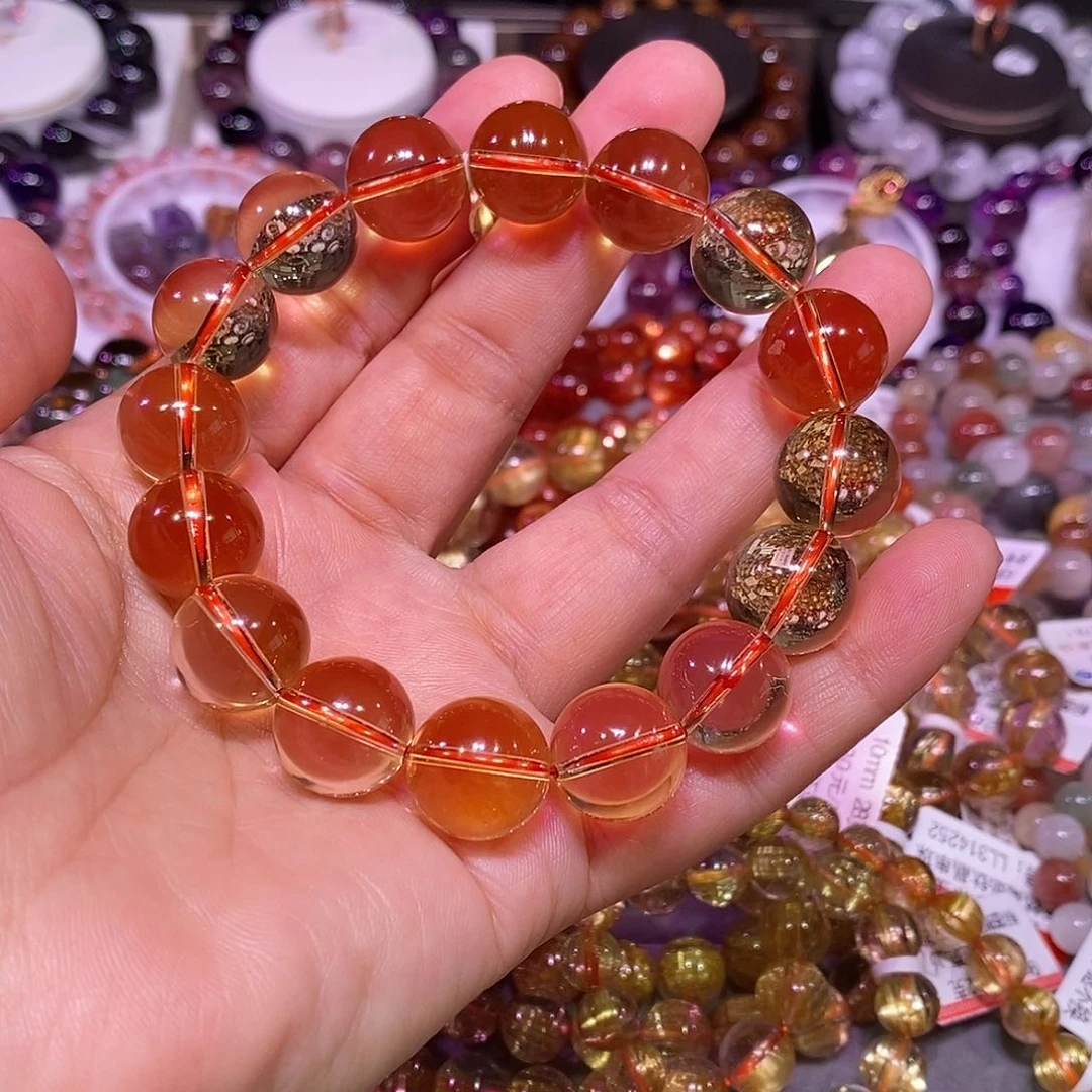 未镶嵌手链水晶黄水晶14