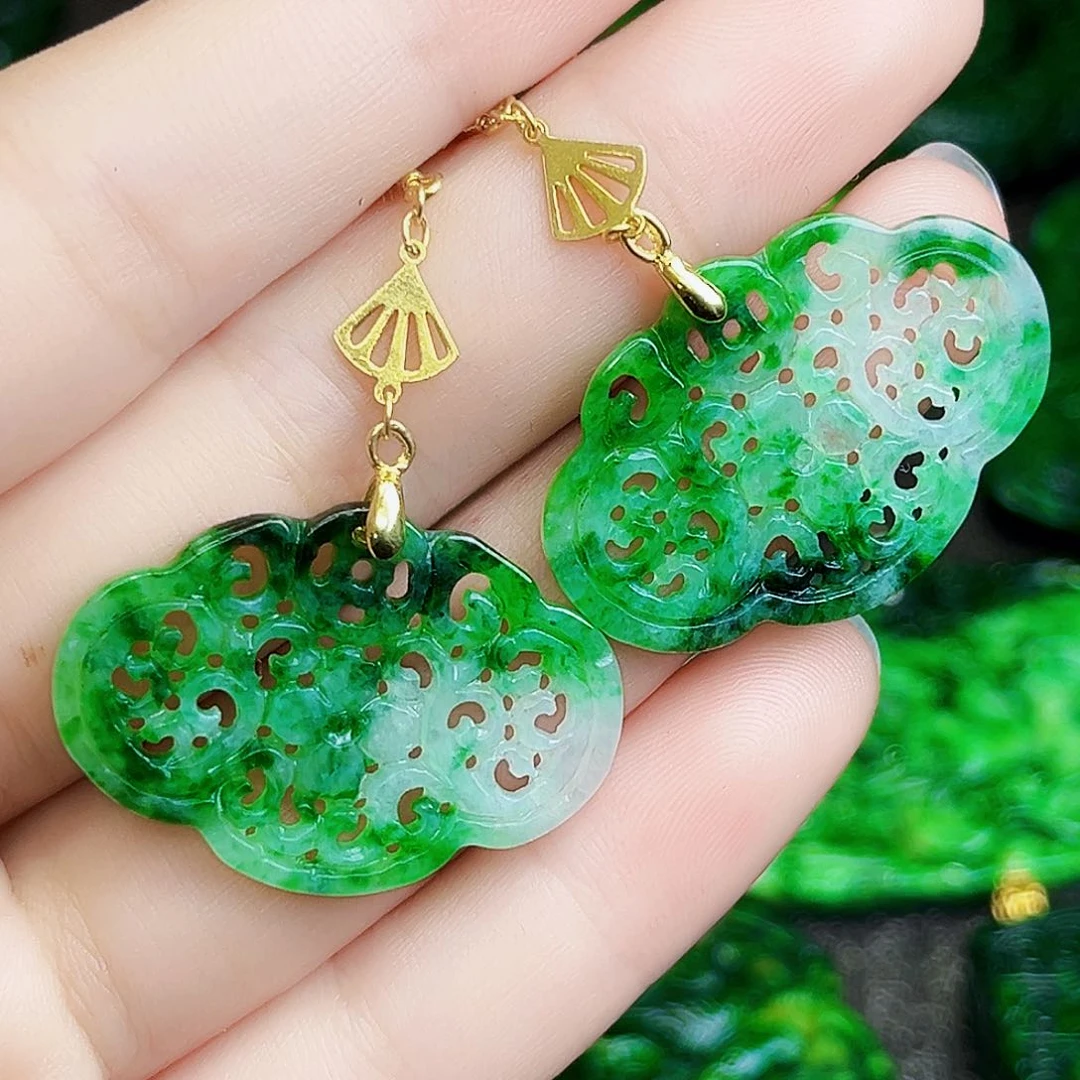 颈饰银S925镶嵌翡翠多样性