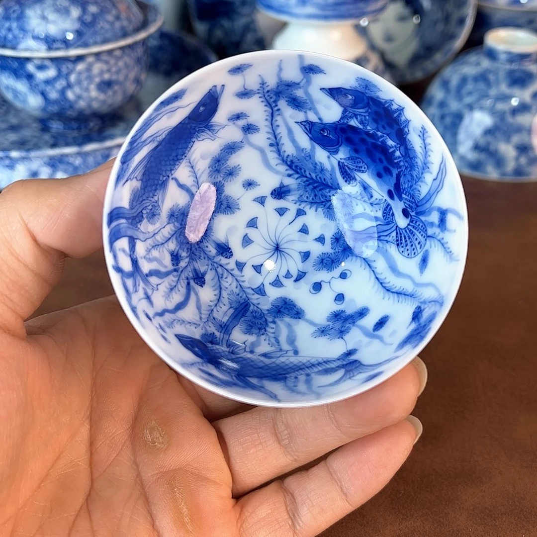 杯M**生景德镇全手工手绘陶瓷