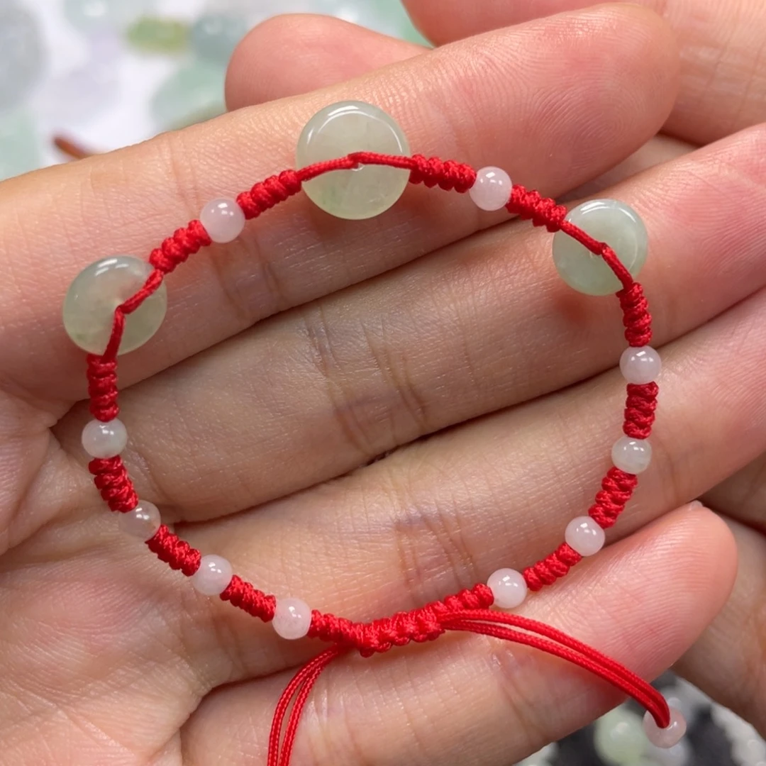 未镶嵌手绳翡翠手绳