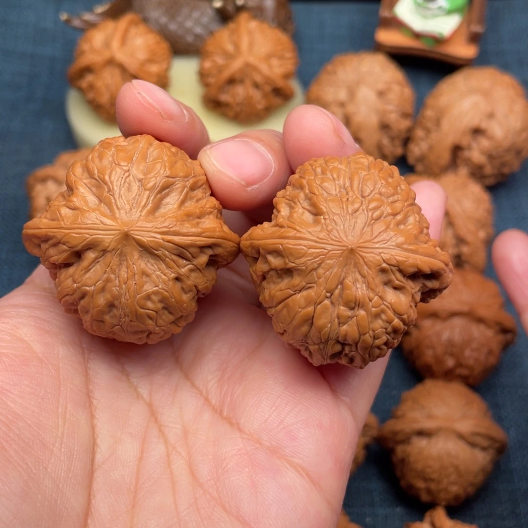 把件文玩核桃40球铁锤