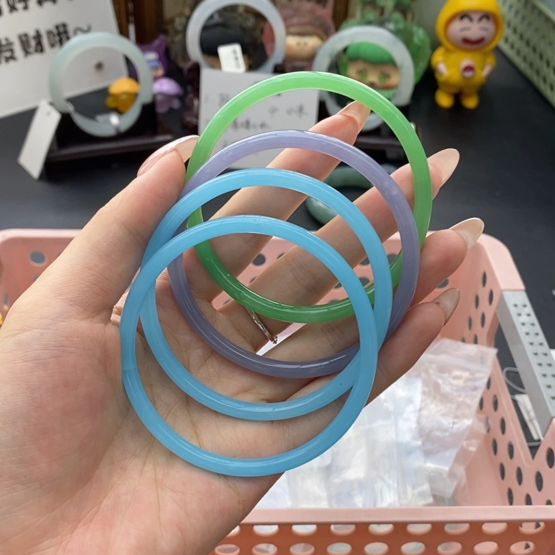 查罗石未镶嵌手镯111111111111