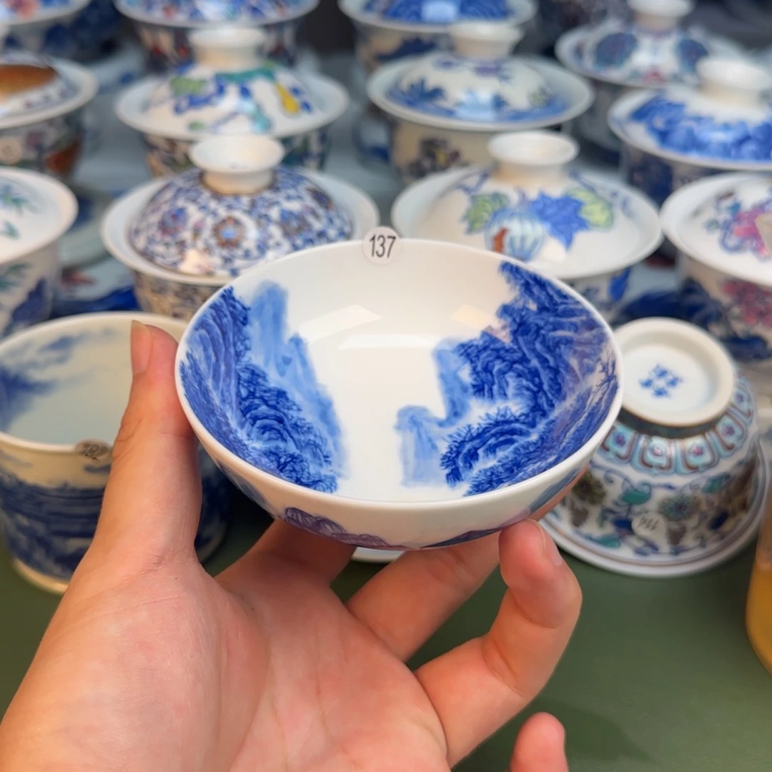 彦祖纯手工手绘茶具137