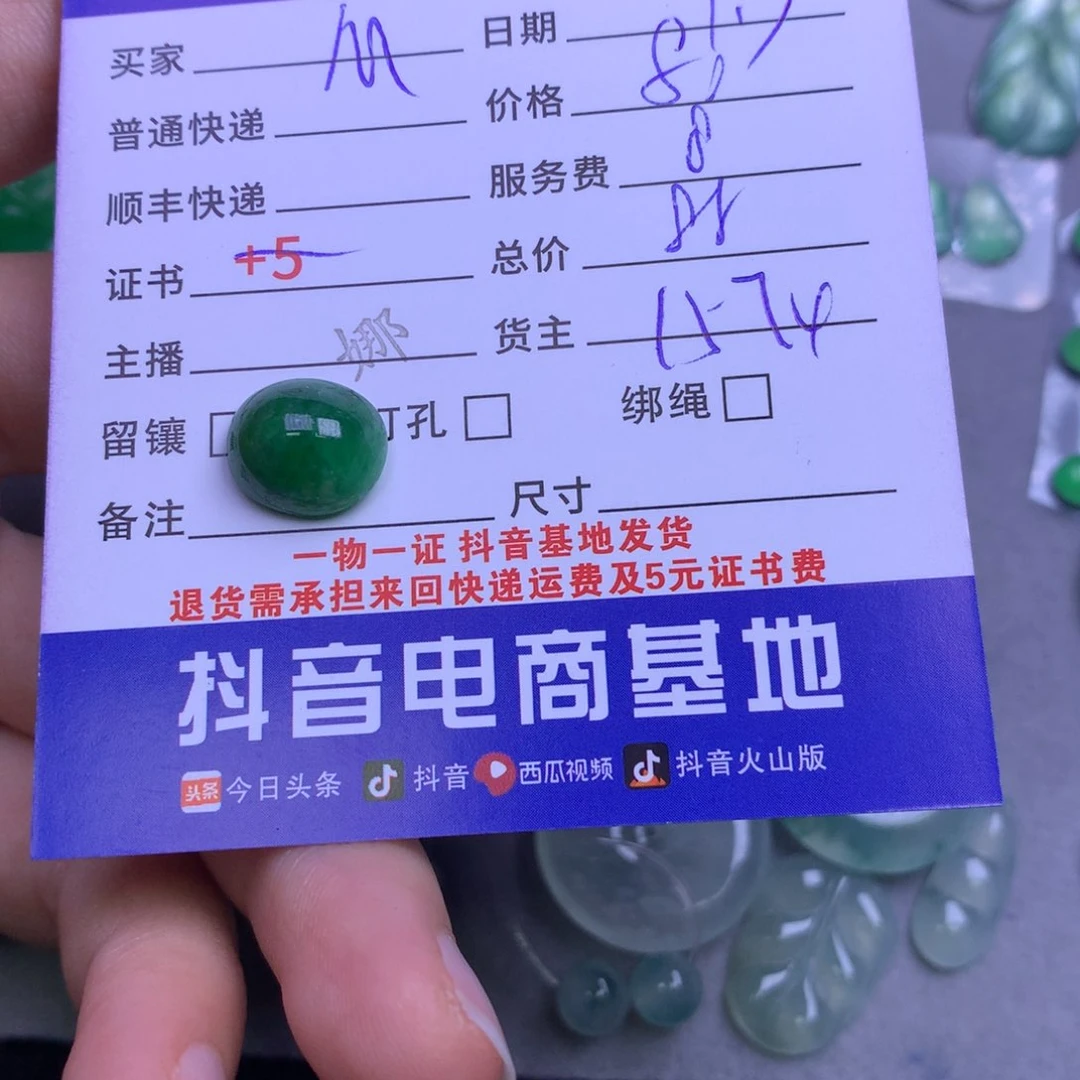 颈饰未镶嵌翡翠M*