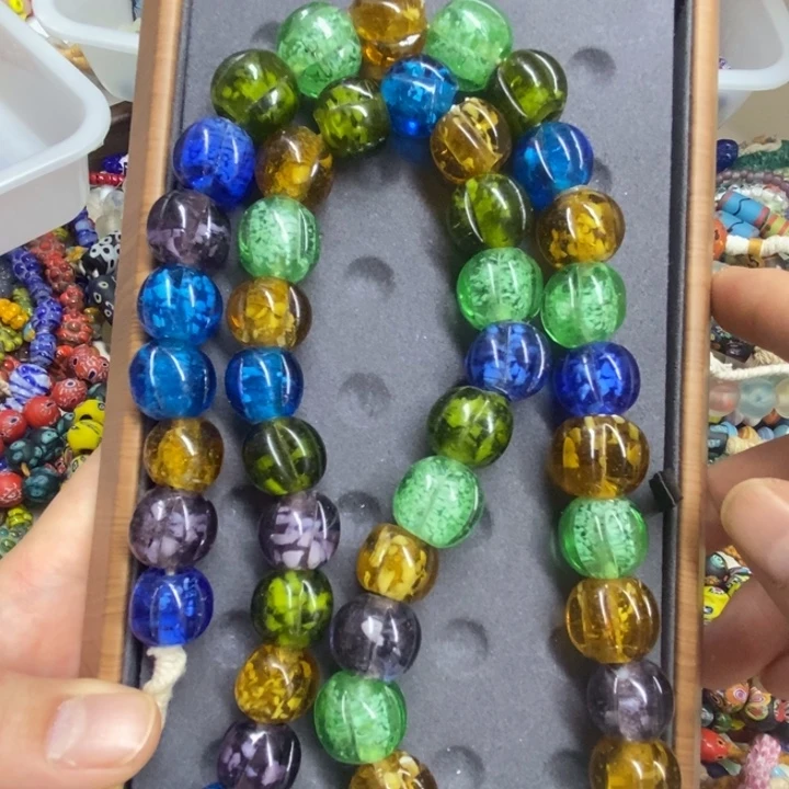 琉璃颈饰飘花大南瓜