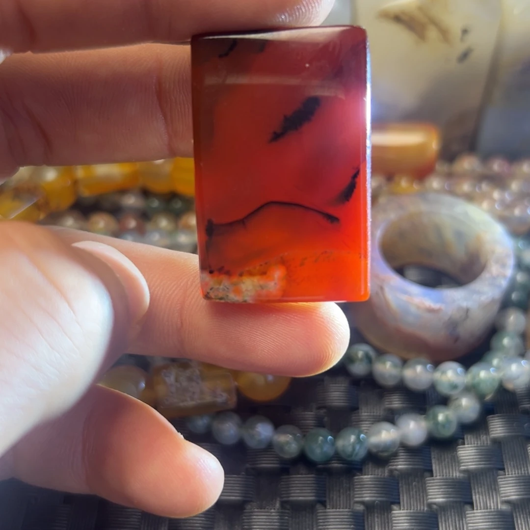 玛瑙/玉髓吊坠(不含链)未镶嵌逗*玩