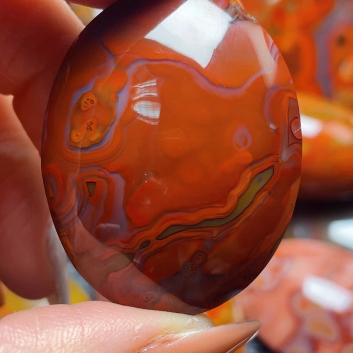 玛瑙/玉髓战国红玛瑙挂件未镶嵌