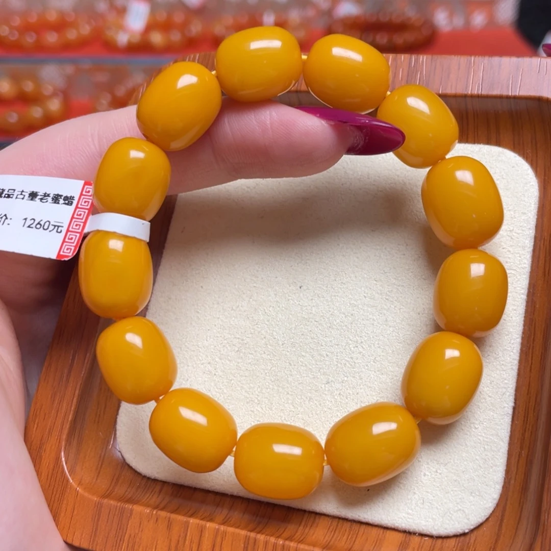 手链蜜蜡未镶嵌手串