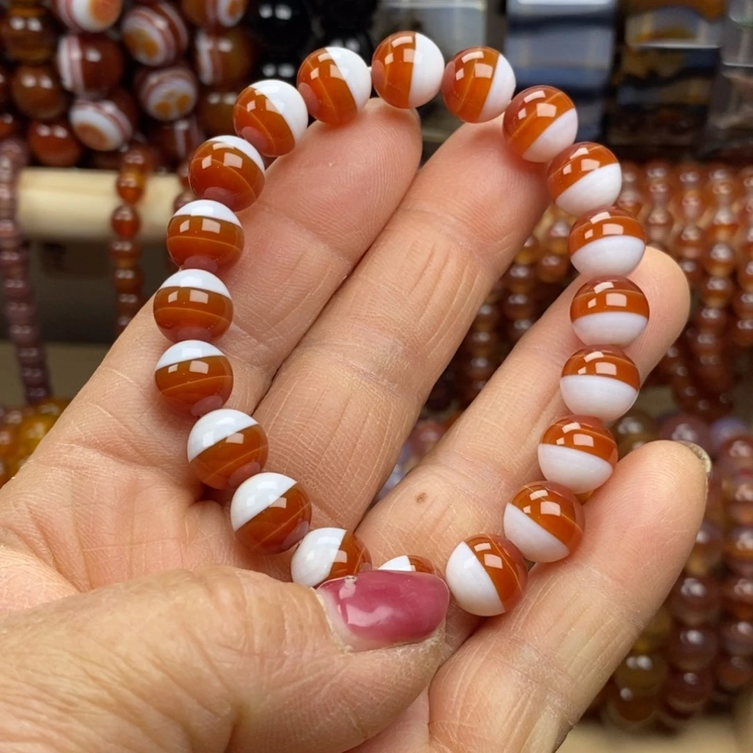 诺***妍玛瑙/玉髓手链未镶嵌