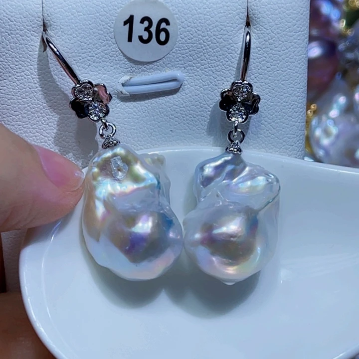 未镶嵌耳饰淡水珍珠