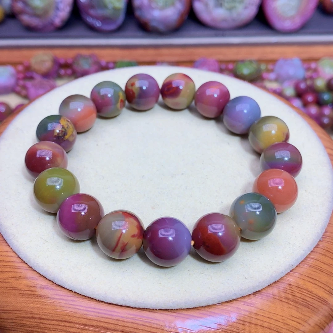 玛瑙未镶嵌手链盐源