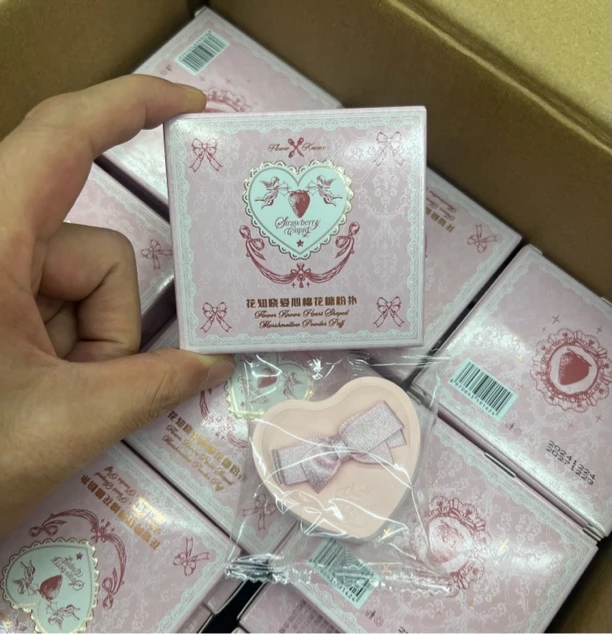 （直播专属）花知晓爱心棉花糖粉扑
