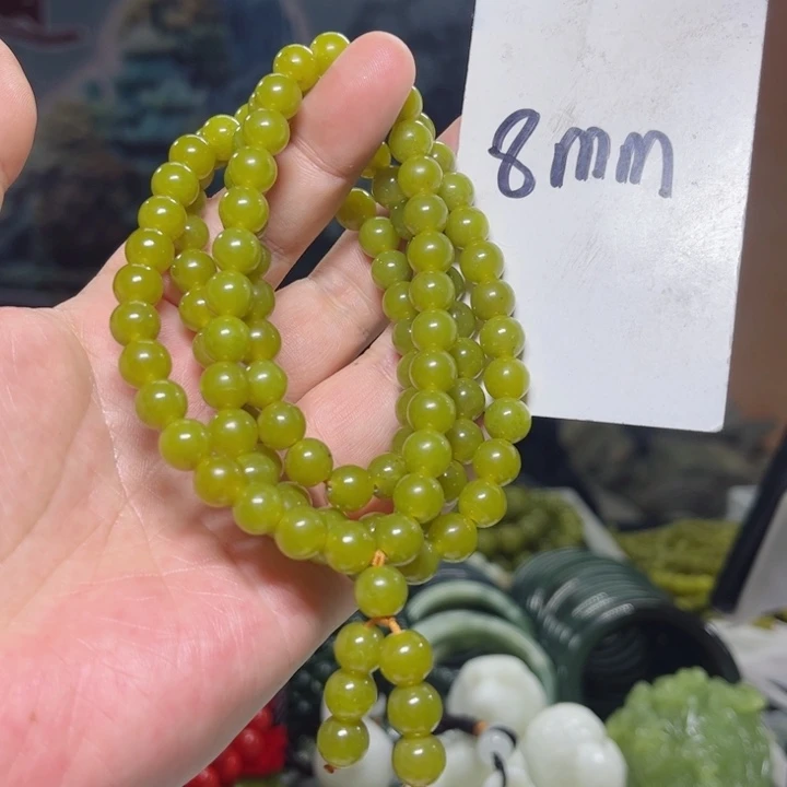 蛇纹石玉颈饰多样性发货未镶嵌