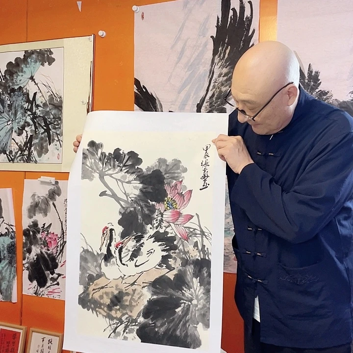国画张圣敏先生纯手绘作品