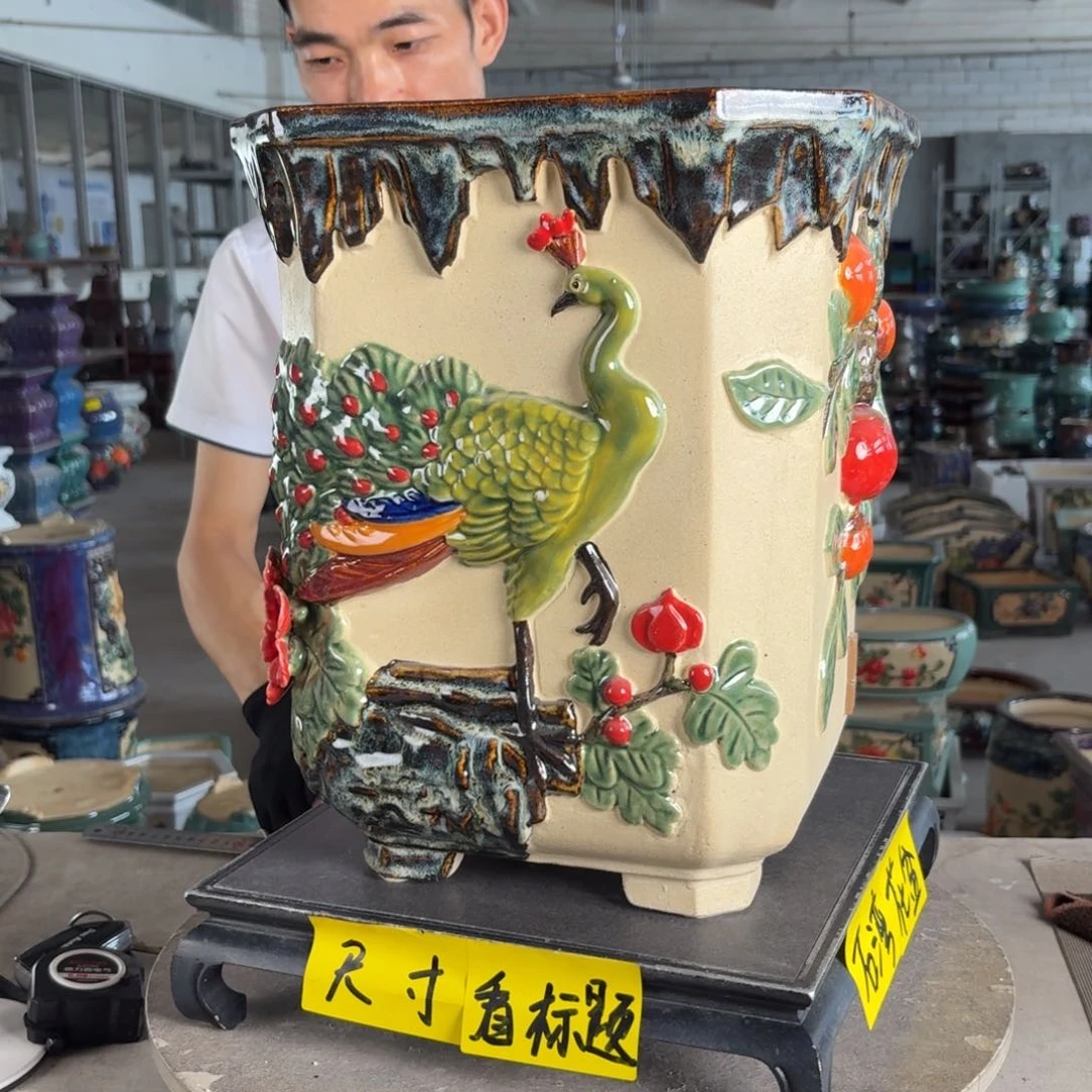 一风堂石湾花盆 内24*31