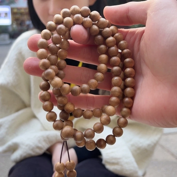 沉香沉香碎屑海南天然野麻丝油08圆珠多圈多样性发1