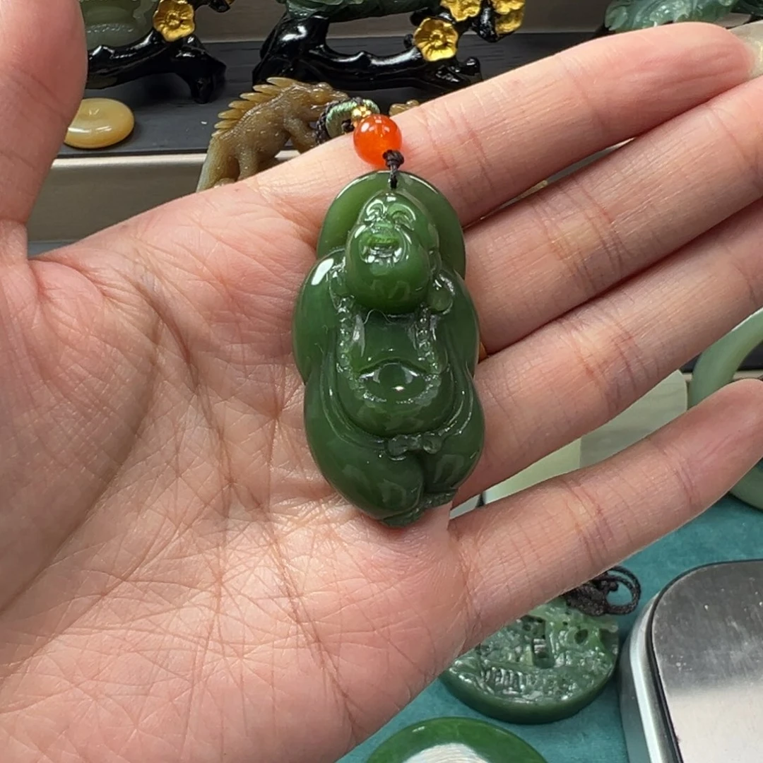 和田玉吊坠(不含链)未镶嵌