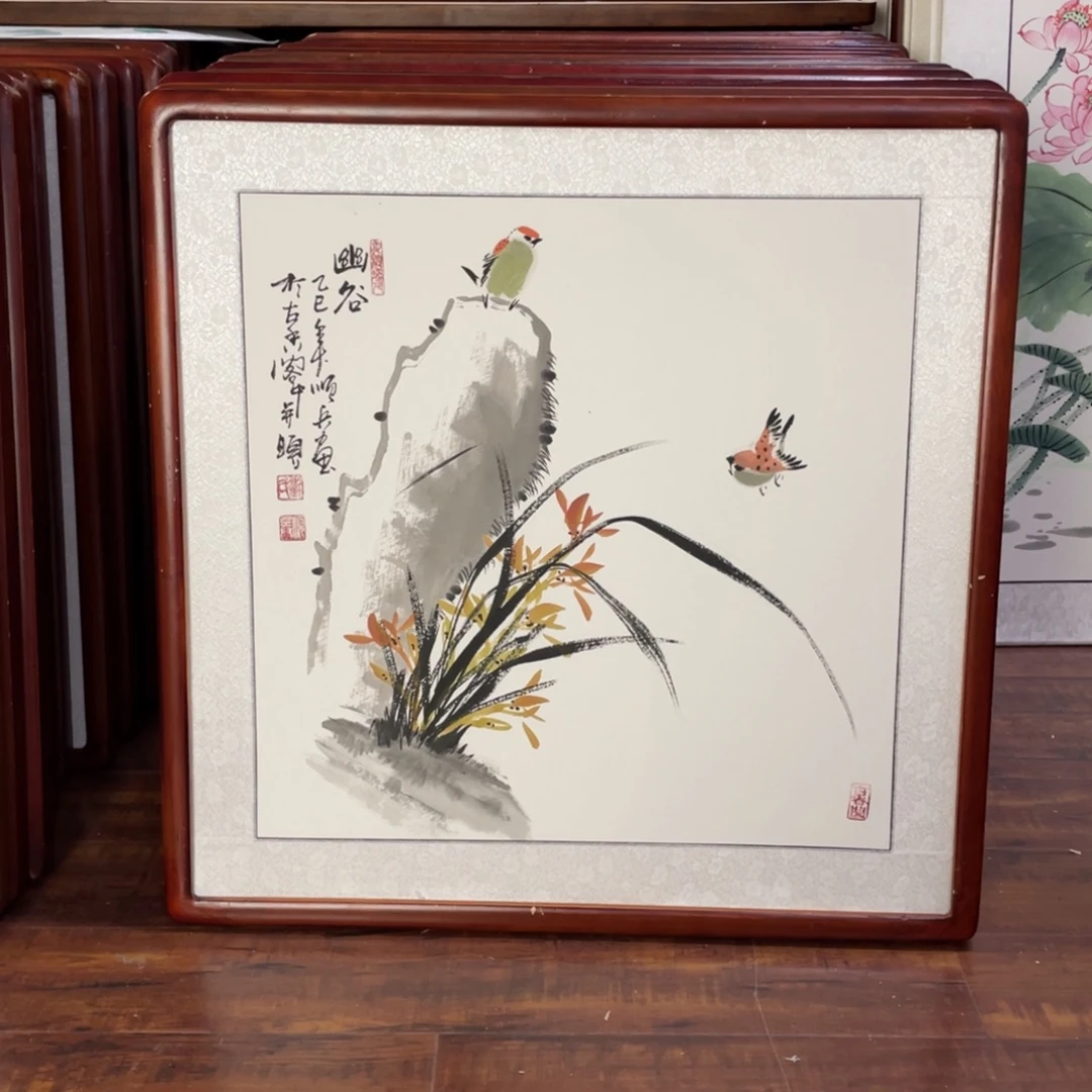 国画带框尺寸63*63厘米