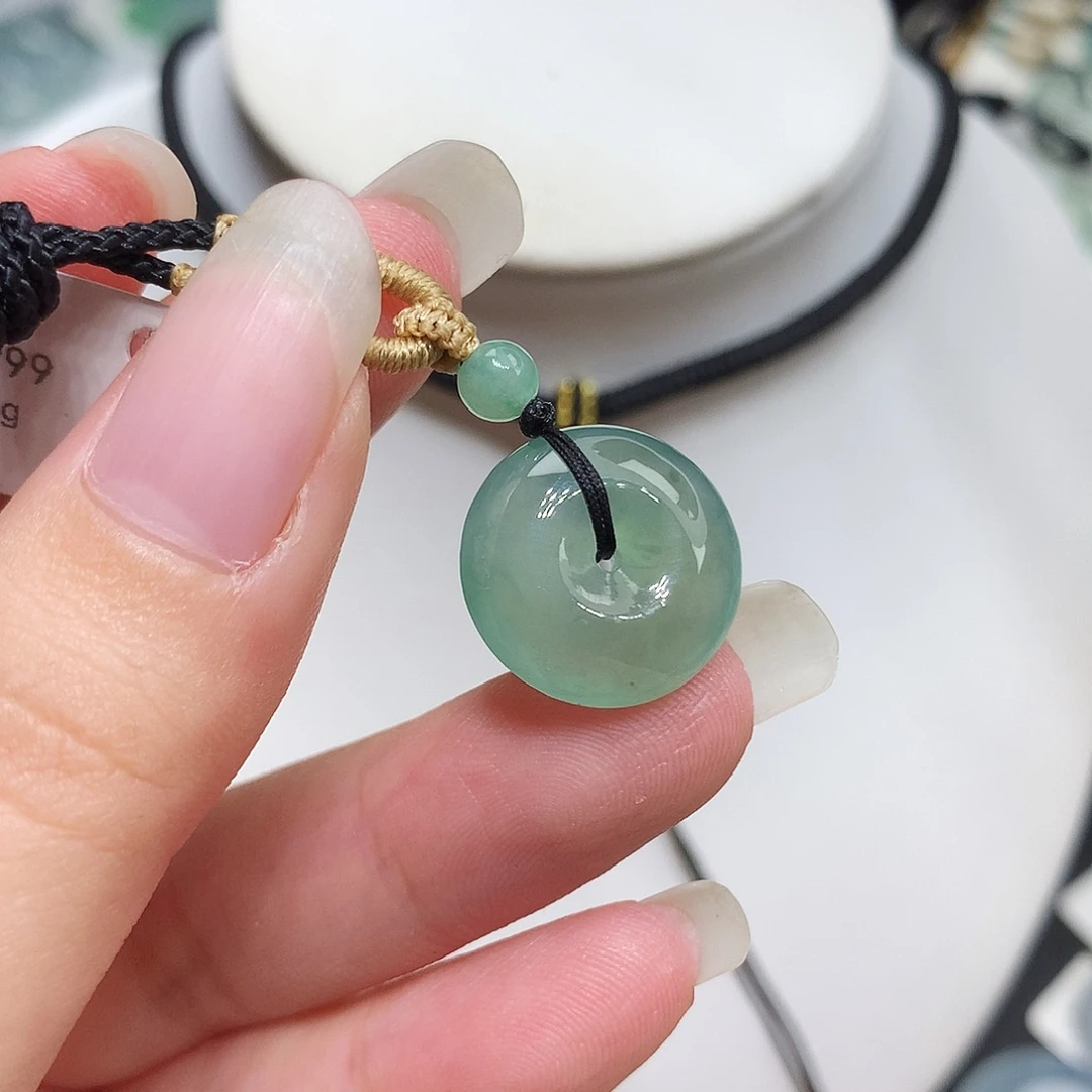 翡翠未镶嵌胸饰翡翠5，15.7/5.6