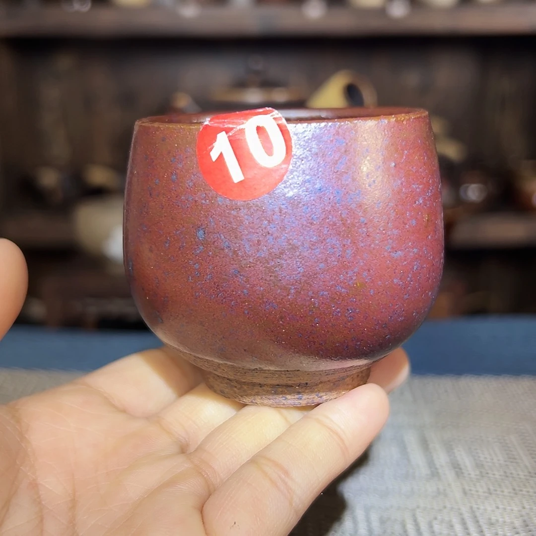 纯手工制作的紫金色龙蛋杯