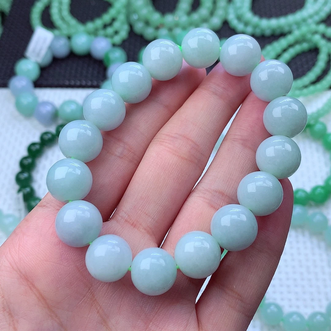 翡翠未镶嵌毛衣链