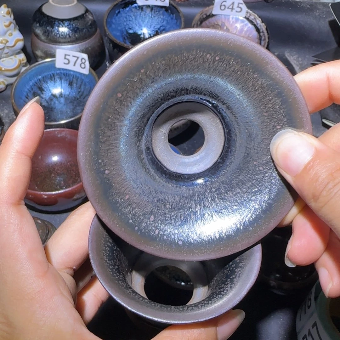 茶盏福建盏茶器瑕疵茶漏