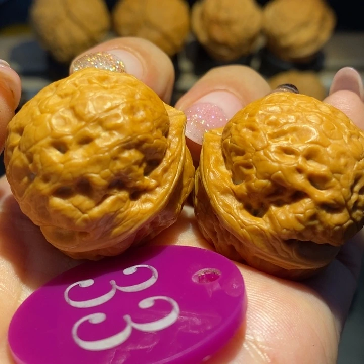 核桃玉兔金蟾尺寸34