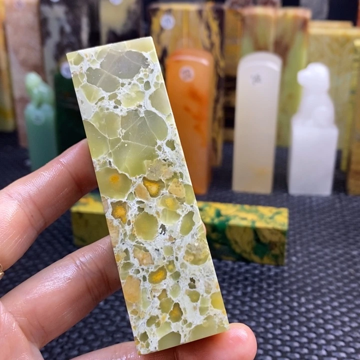 青田石沐青田石印章石