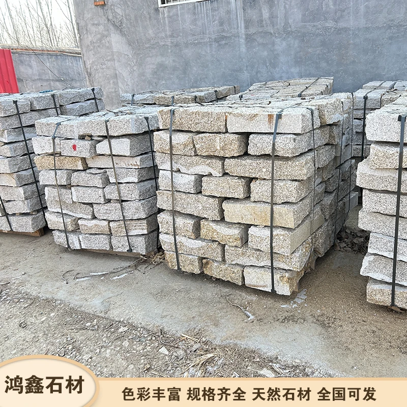 旧石块砌墙石垒墙石驳岸花岗岩石铺路石花岗岩旧桥石台阶石老石头