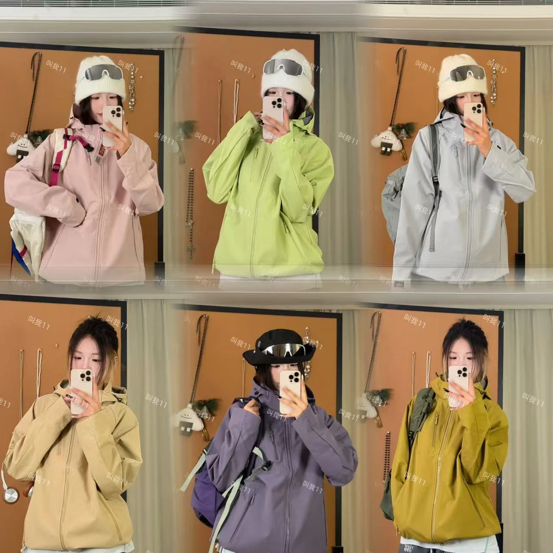 BAWEISA【3.0轻量】冲锋衣防水耐磨软壳男女户外情侣运动外套